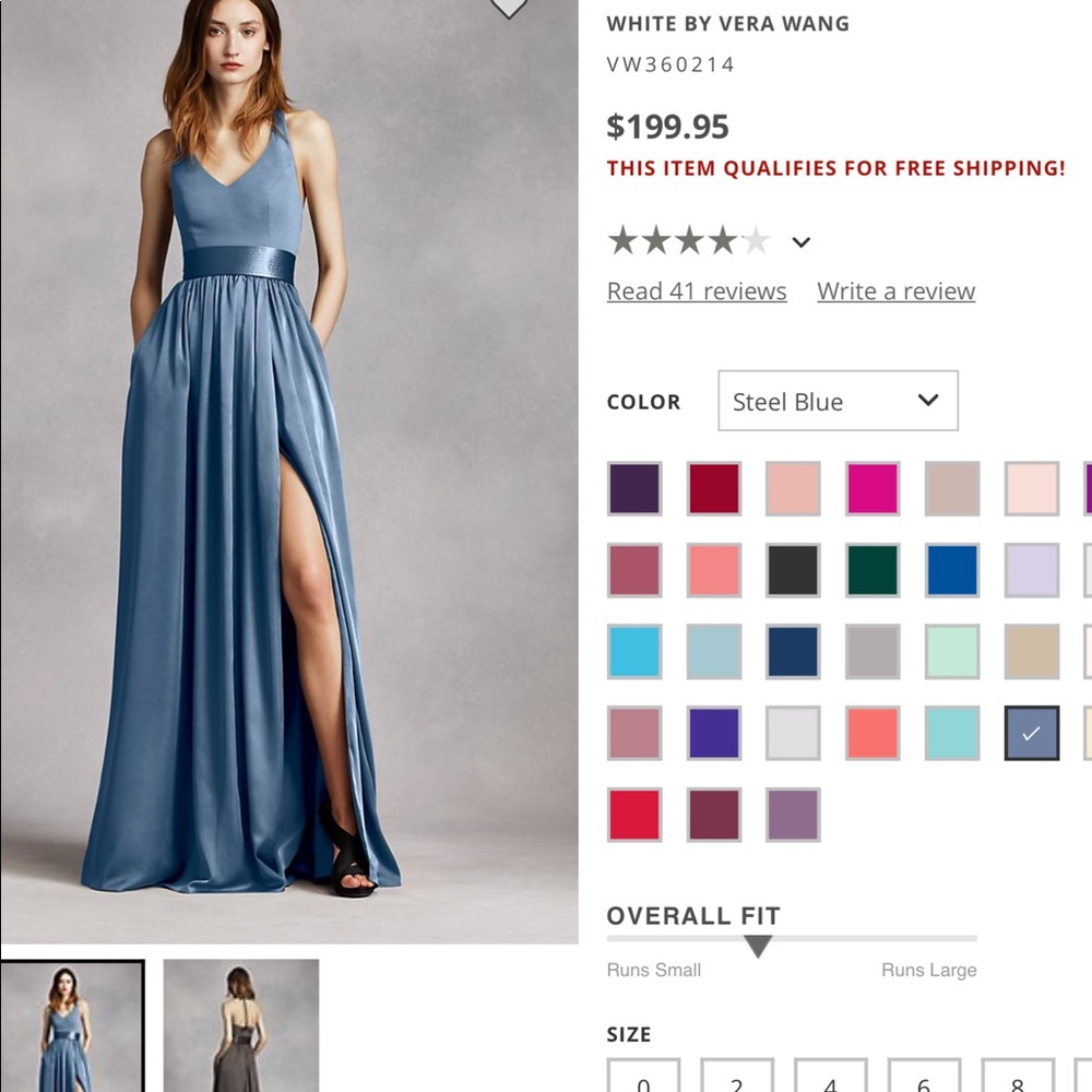 Vera Wang Bridesmaid Dress